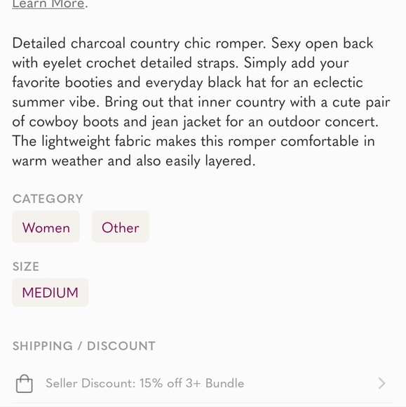 POL Romper jumper shorts - Picture 5 of 5